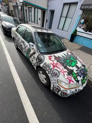 Urban canvas: This ride redefines street art.